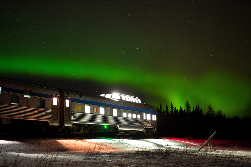 voyage touristique en train au canada